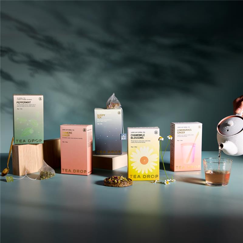 Tea Drop wellness blends